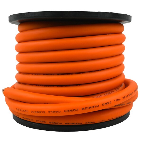 Main product image for Alphasonik AW050P 0 Gauge Power Wire Roll 50 ft Orange268-714